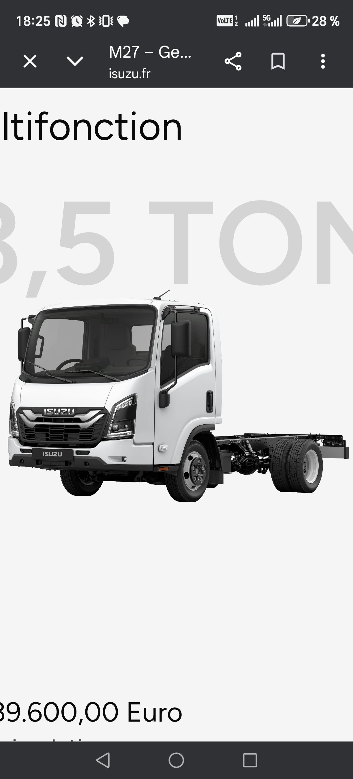 Camions neufs