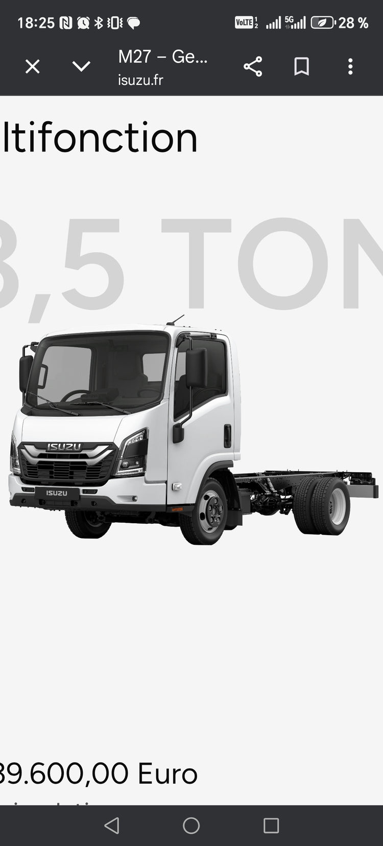 Camions neufs