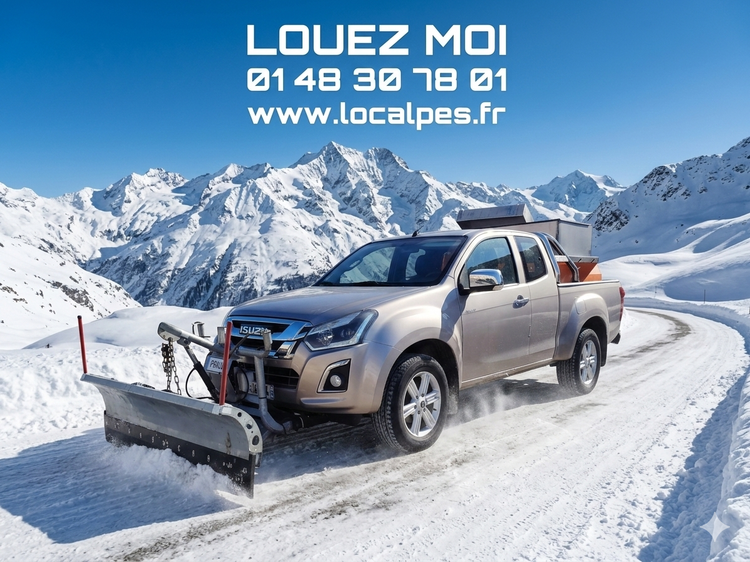 Location pick-up Chasse neige déneigement utv viabilité hivernal
