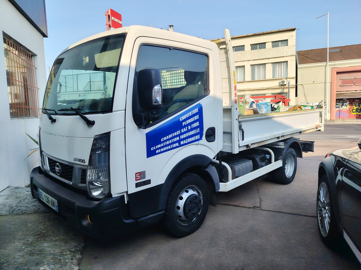 Camion Nissan cabstar nt 300 euro 6 diesel benne basculante cabreta