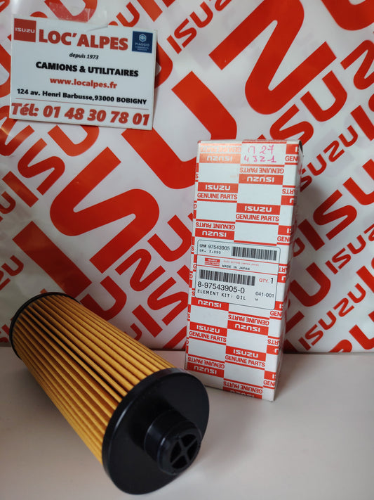 Filtre à huile isuzu M27 4jz1 8975439050